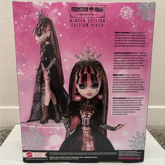 *NEW* Draculaura Monster High Howliday Doll